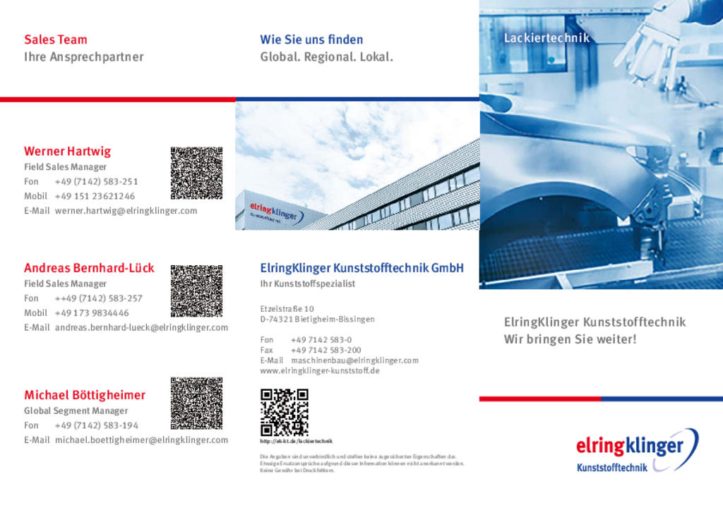 Flyer Lackiertechnik